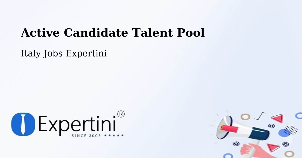 Active Candidate Talent Pool – Robecchetto Con Induno - Italy Jobs Expertini