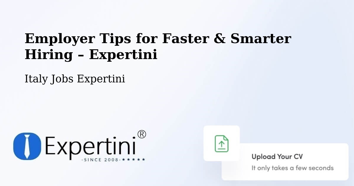 Employer Tips for Hiring & Recruitment – Robecchetto Con Induno - Robecchetto Con Induno, Italy Jobs Expertini